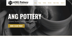 Desktop Screenshot of angpottery.com