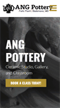 Mobile Screenshot of angpottery.com